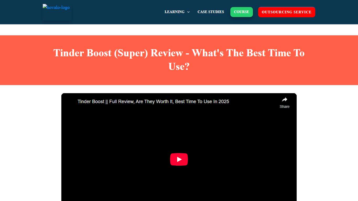 Tinder Boost Review - What is The Best time To Use in 2023?